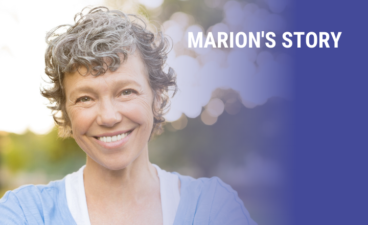 Image of Marion's story: fulfilling her counselling dream!